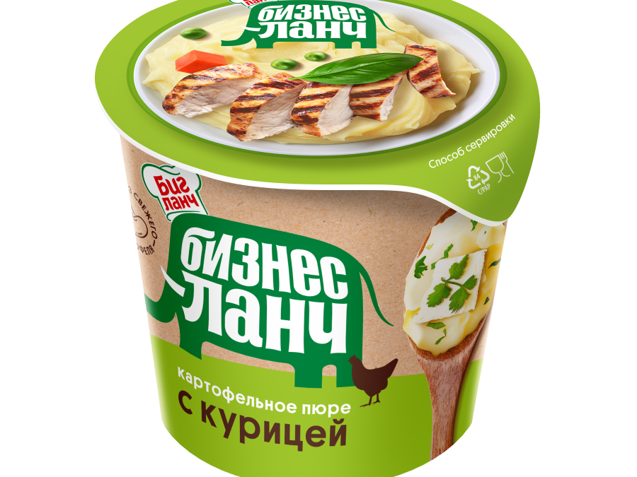 Картофельное пюре «Бизнес ланч» с курицей