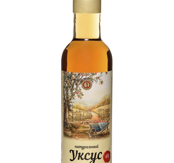 Уксус яблочный натуральный 6% «СП Мирный»