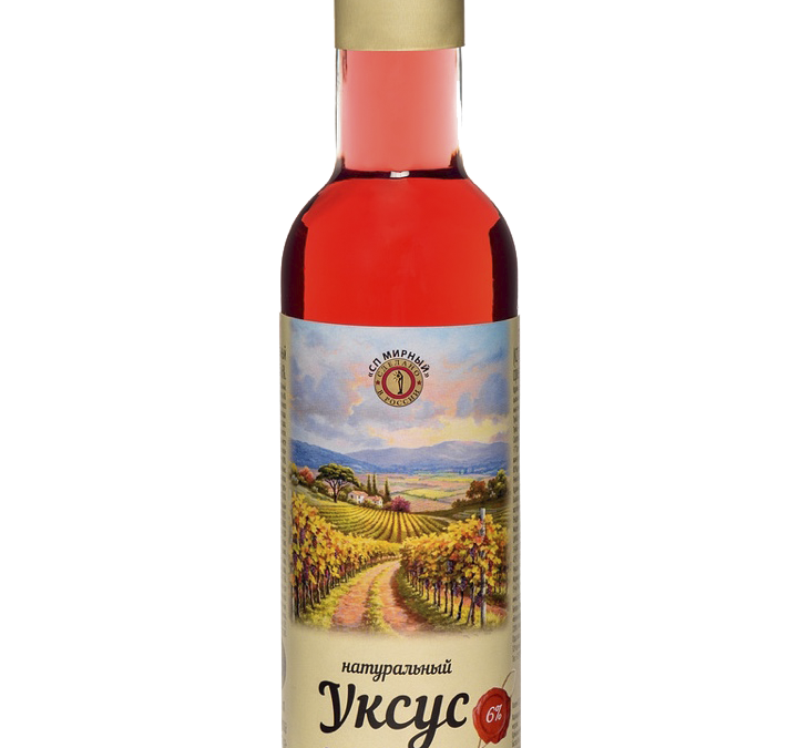 Уксус виноградный натуральный 6% «СП Мирный»