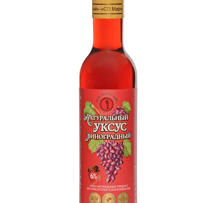 Уксус виноградный натуральный 6% премиум